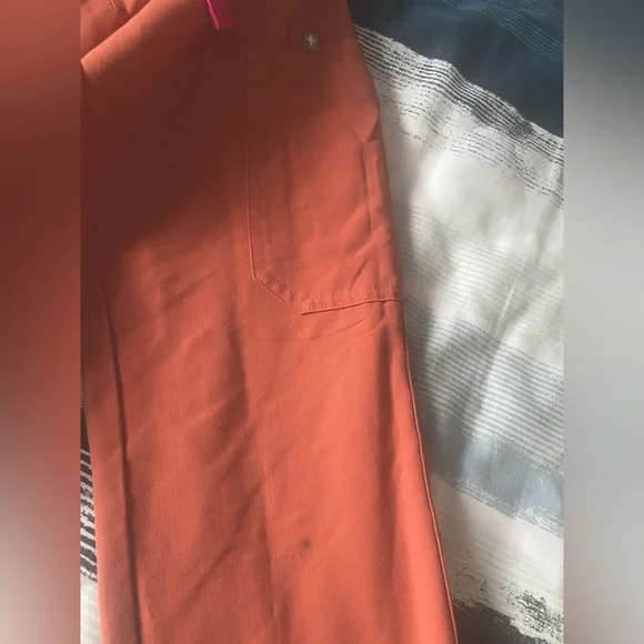 Figs Technical Collection Scrub Pants in Rust - Picture 5 of 5